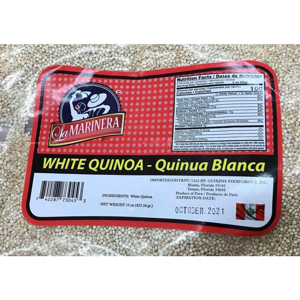 La Marinera White Quinoa - Quinua Blanca, 15 oz - ShelHealth.Com