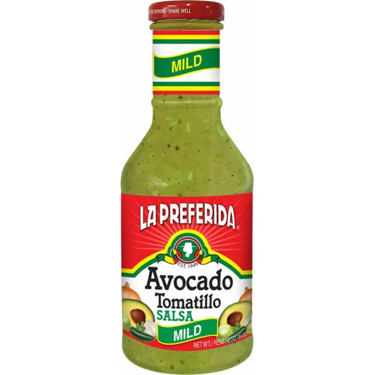 LA PREFERIDA La Preferida Avocado Tomatillo Salsa Mild, 16 Oz