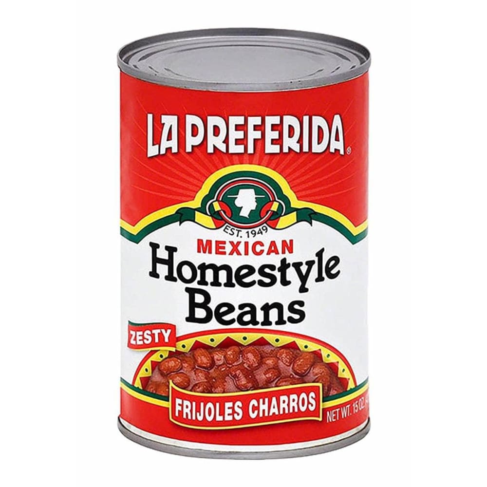 LA PREFERIDA La Preferida Bean Frijole Charros Home Style, 15 Oz