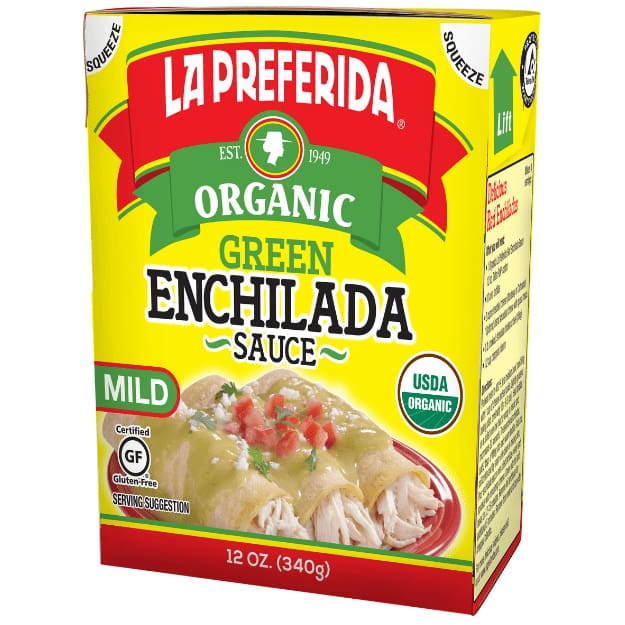 LA PREFERIDA Grocery > Meal Ingredients > Sauces LA PREFERIDA: Organic Green Enchilada Sauce Tetra Recart, 12 oz