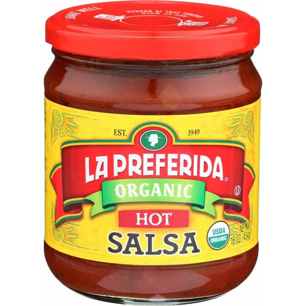 LA PREFERIDA La Preferida Organic Hot Salsa, 16 Oz