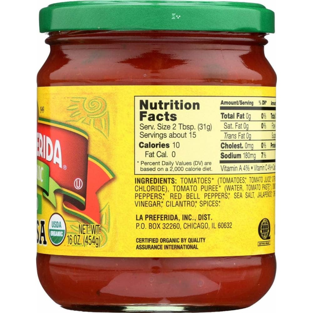 LA PREFERIDA La Preferida Organic Mild Salsa, 16 Oz