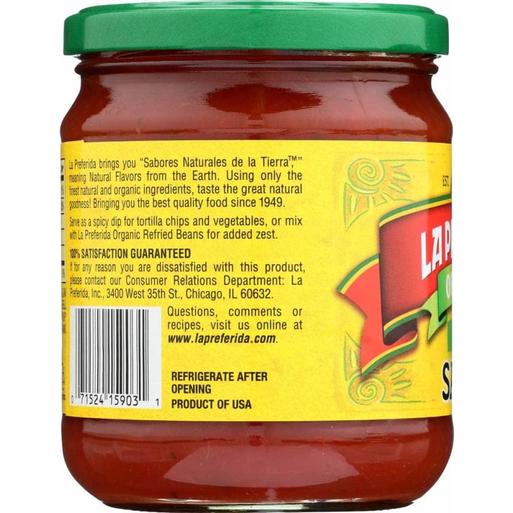 LA PREFERIDA La Preferida Organic Mild Salsa, 16 Oz