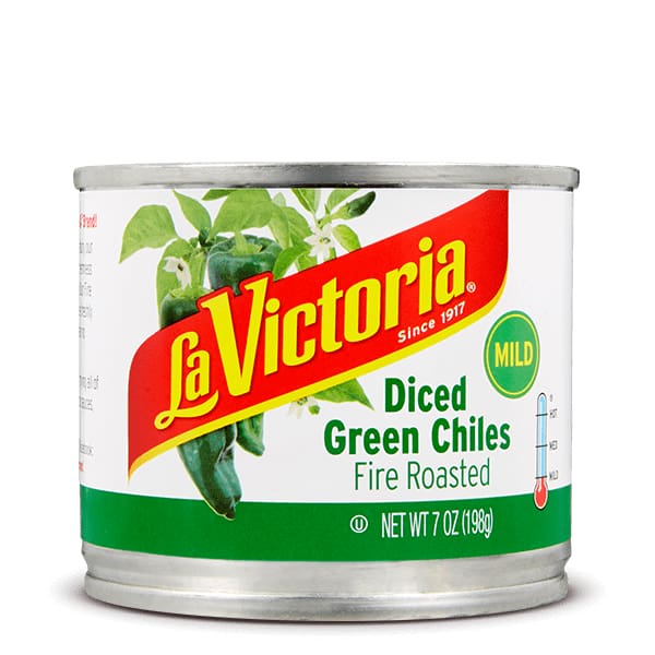 LA VICTORIA LA VICTORIA Fire Roasted Diced Green Chiles Mild, 7 oz
