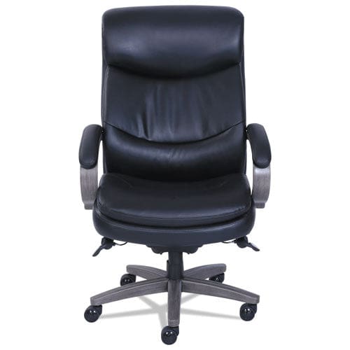 La-Z-Boy Woodbury Big/tall Executive Chair Supports Up To 400 Lb 20.25 To 23.25 Seat Height Black Seat/back Weathered Gray Base - Furniture