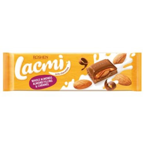 Lacmi Milk Chocolate with Almonds and Caramel 10.4 oz (295 g) - Lacmi