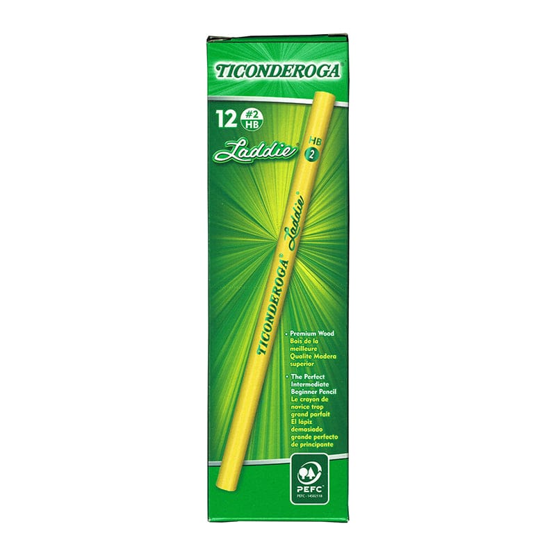 Laddie Pencil with O Eraser 12Pk (Pack of 10) - Pencils & Accessories - Dixon Ticonderoga Company