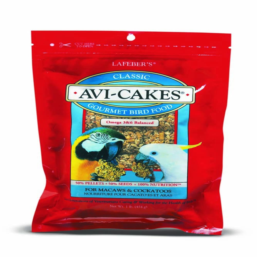 Lafeber Company Classic Avi-Cakes Macaw-Cockatoo Treat 1 lb - Pet Supplies - Lafeber