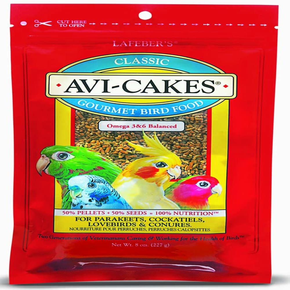 Lafeber Company Classic Avi-Cakes Parakeet & Cockatiel Treat 8 oz - Pet Supplies - Lafeber