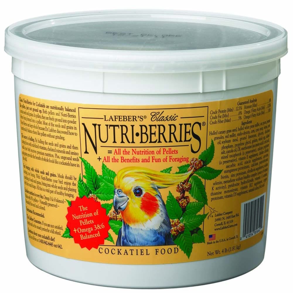 Lafeber Company Classic Nutri-Berries Cockatiel Food 4 lb - Pet Supplies - Lafeber