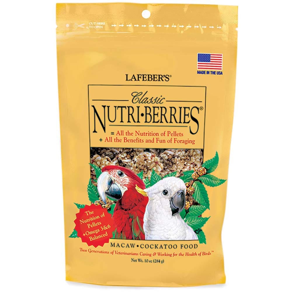 Lafeber Company Classic Nutri-Berries Macaw and Cockatoo Food 10 oz - Pet Supplies - Lafeber