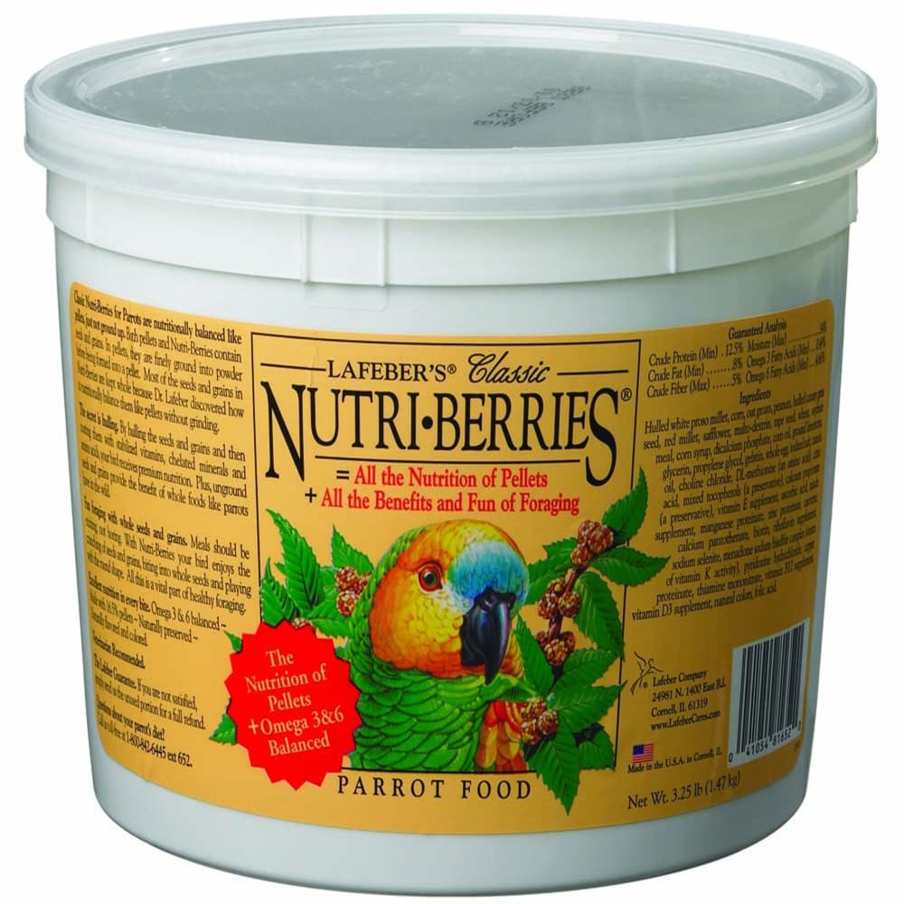 Lafeber Company Classic Nutri-Berries Parrot Food 3.25 lb - Pet Supplies - Lafeber