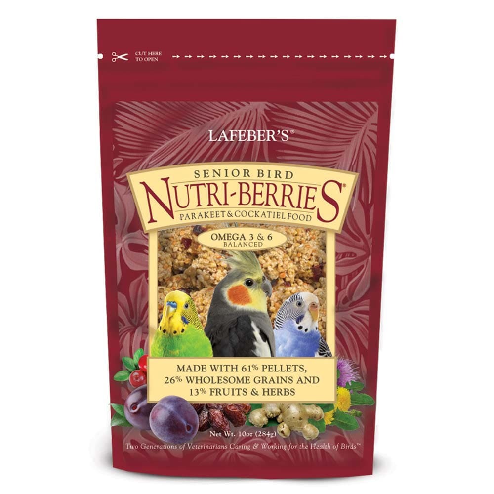 Lafeber Company Senior Bird Nutri-Berries Parakeet and Cockatiel Food 10 oz - Pet Supplies - Lafeber