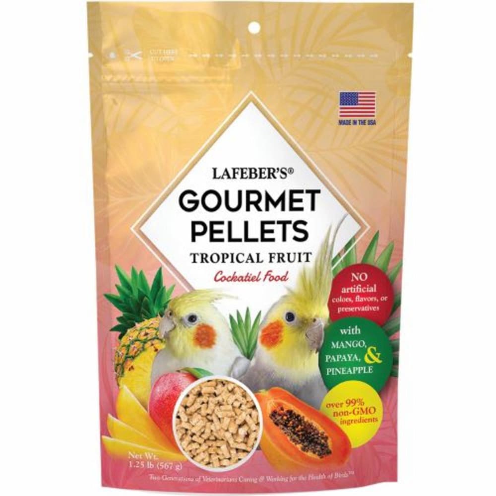 Lafeber Company Tropical Fruit Gourmet Pellets Cockatiel Bird Food 1.25 Pounds - Pet Supplies - Lafeber