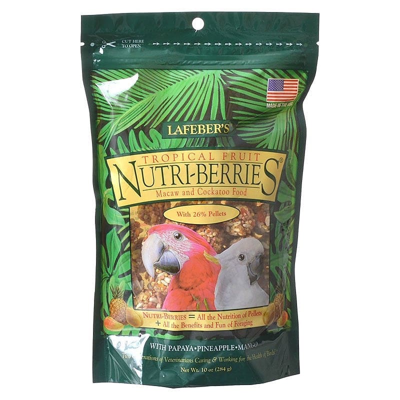 Lafeber Company Tropical Fruit Nutri-Berries Macaws and Cockatoos Food 3 lb - Pet Supplies - Lafeber