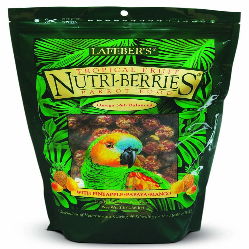 Lafeber Company Tropical Fruit Nutri-Berries Parrot Food 3 lb - Pet Supplies - Lafeber
