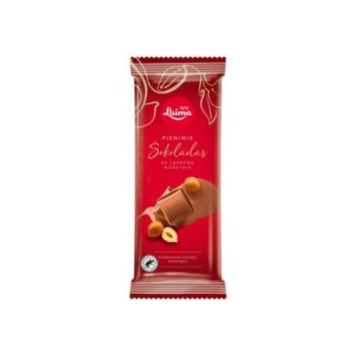 Laima Sweet Milk Chocolate with Hazelnuts Pieces 3.5 oz (100 g) - Laima