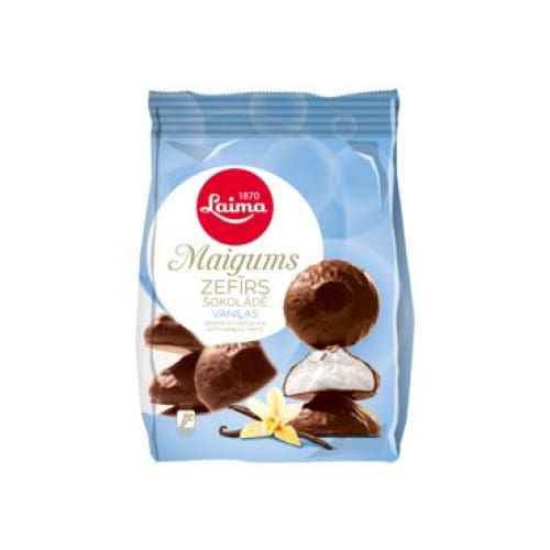 LAIMA Vanilla Zephyr with chocolate glaze 7.05 oz. (200 g.) - Laima