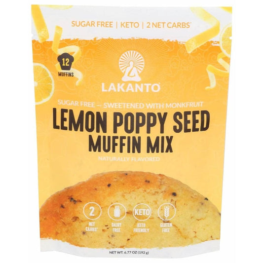 LAKANTO LAKANTO Lemon Poppy Seed Muffin Mix, 6.77 oz