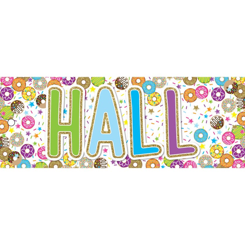 Laminated Hall Pass Donutfetti (Pack of 12) - Hall Passes - Ashley Productions