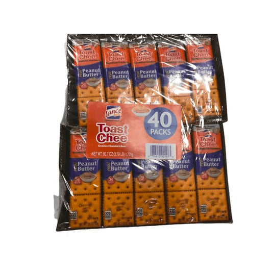 Lance Fresh Toast Chee Cracker Sandwiches (40 packs) - ShelHealth.Com