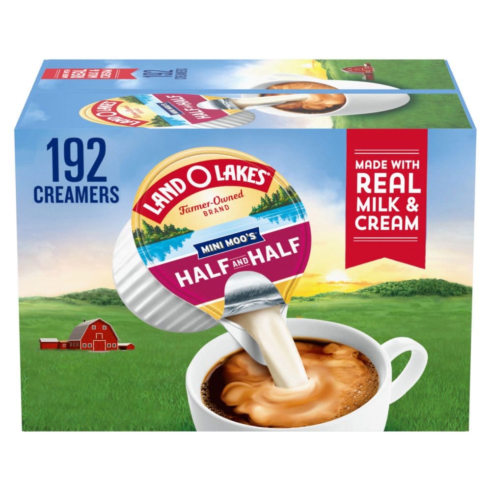 Land O’Lakes Mini Moo’s Half and Half (192 ct.) - Dairy Eggs & Cheese - Land O’Lakes