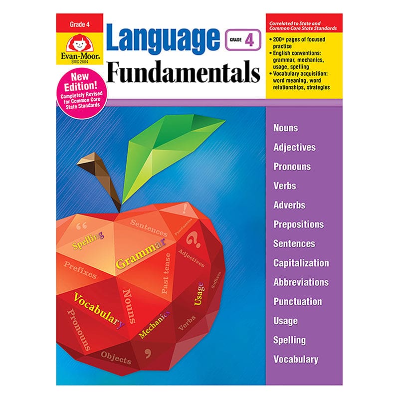 Language Fundamentals Gr 4 Common Core Edition - Language Skills - Evan-moor