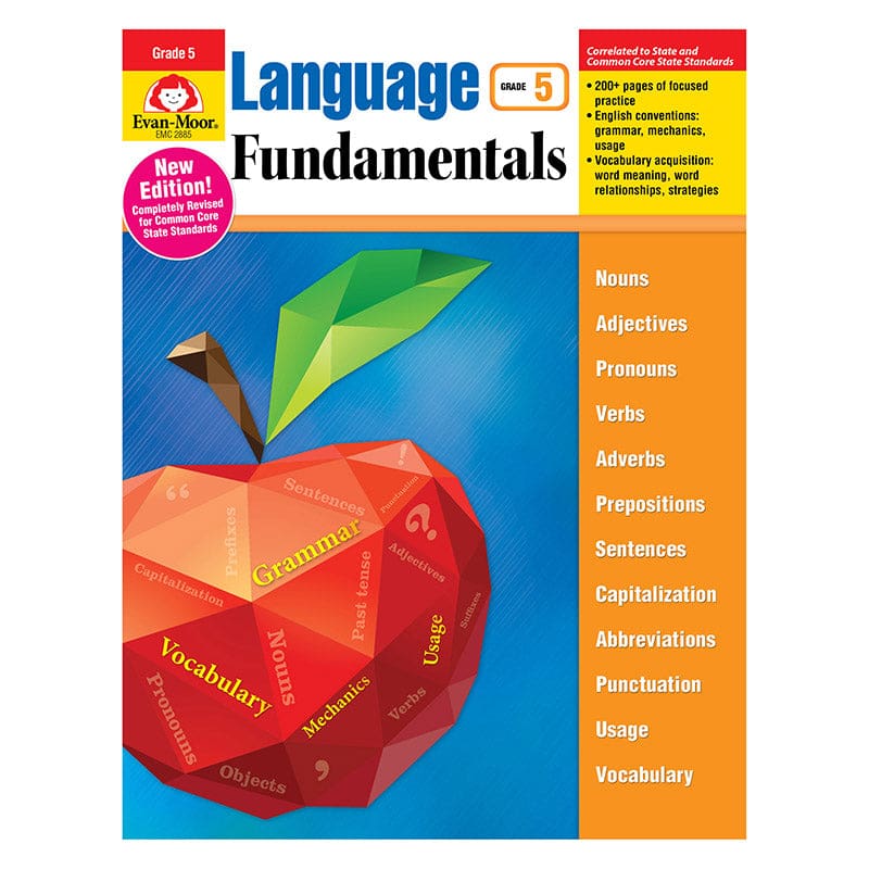 Language Fundamentals Gr 5 Common Core Edition - Language Skills - Evan-moor