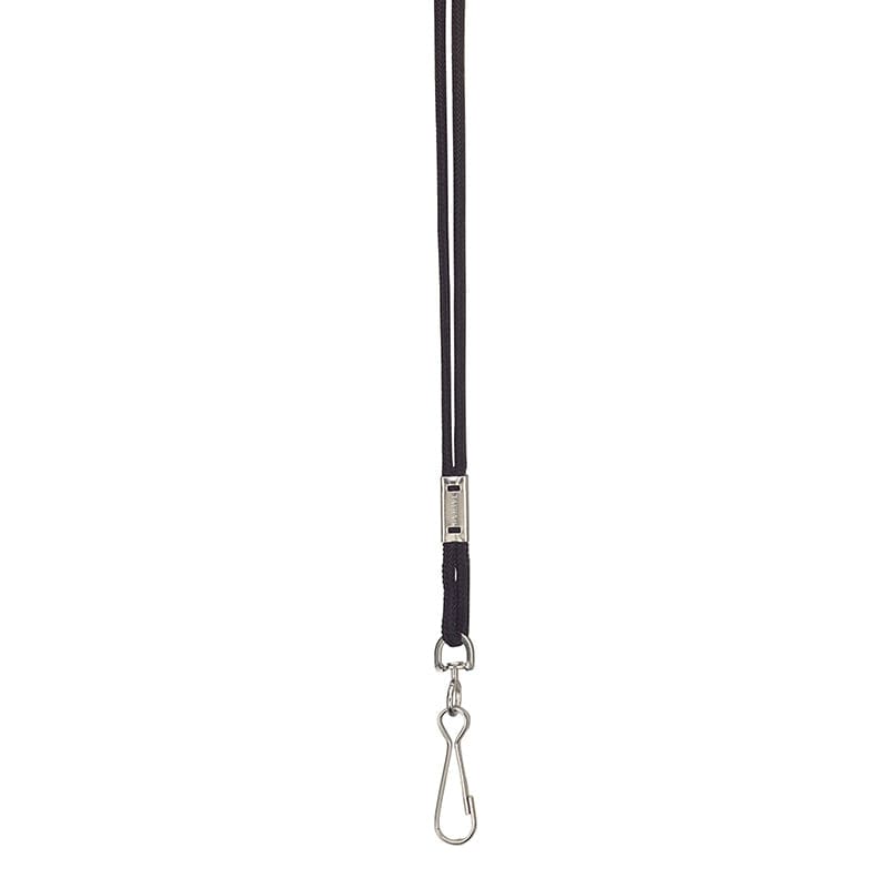 Lanyards Black Pack Of 12 (Pack of 6) - Whistles - Dick Martin Sports