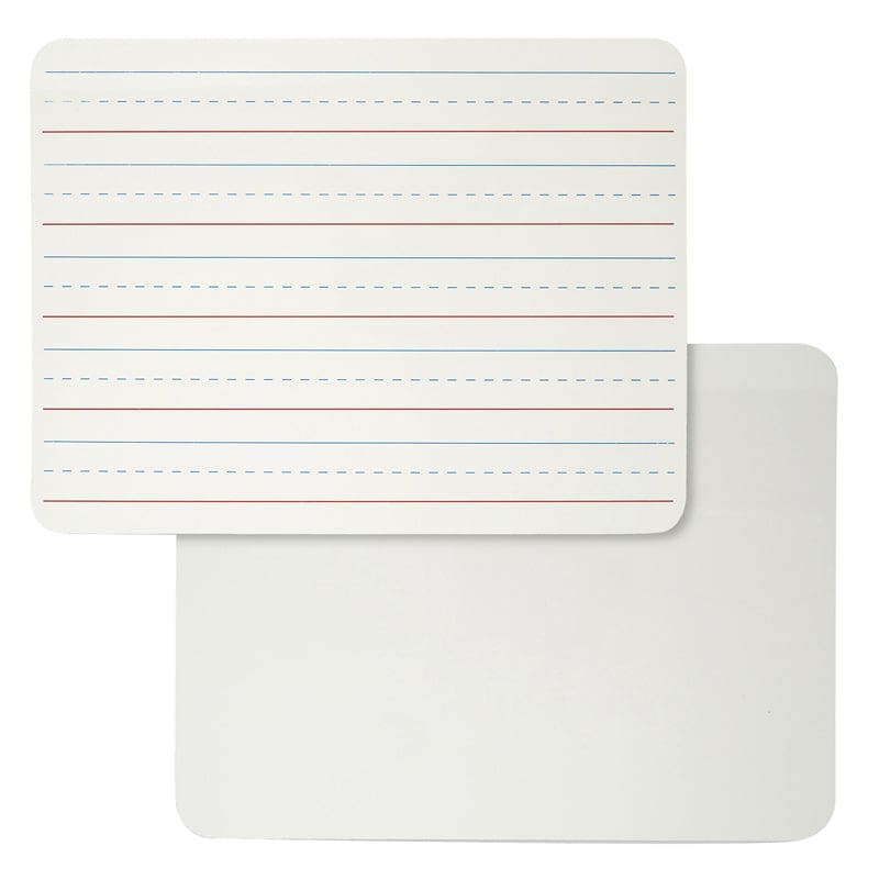 Lap Board 9 X 12 Plain Lined White Surface 2 Sided (Pack of 10) - Dry Erase Boards - Charles Leonard