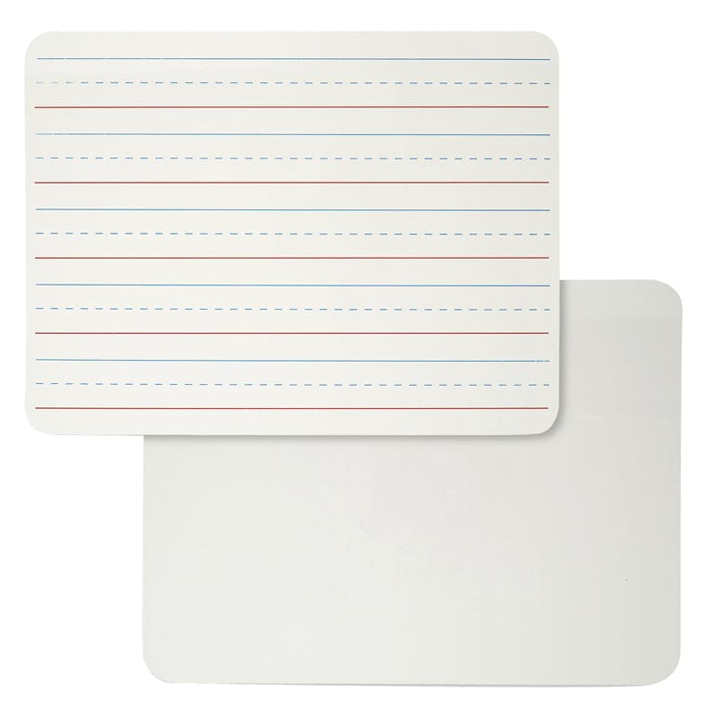 Lap Board 9 X 12 Plain Lined White Surface 2 Sided (Pack of 10) - Dry Erase Boards - Charles Leonard