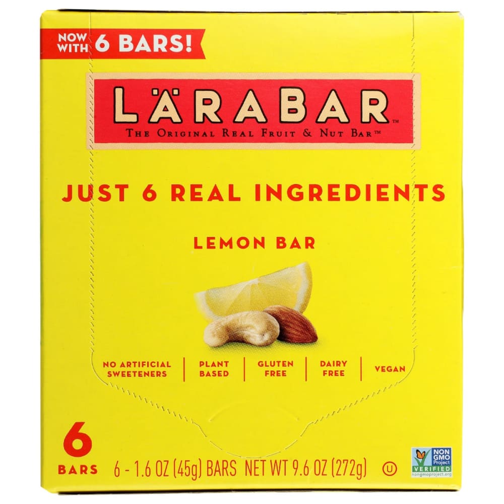 LARABAR: Bar Lemon 6 Bars 9.6 oz - Grocery > Snacks - Larabar