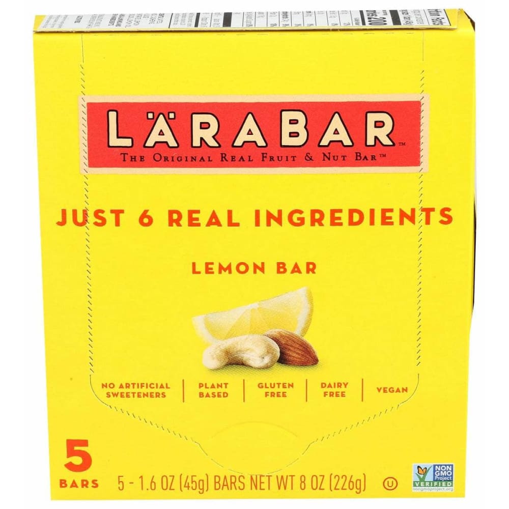 LARABAR LARABAR Lemon Bar 5Count, 8 oz