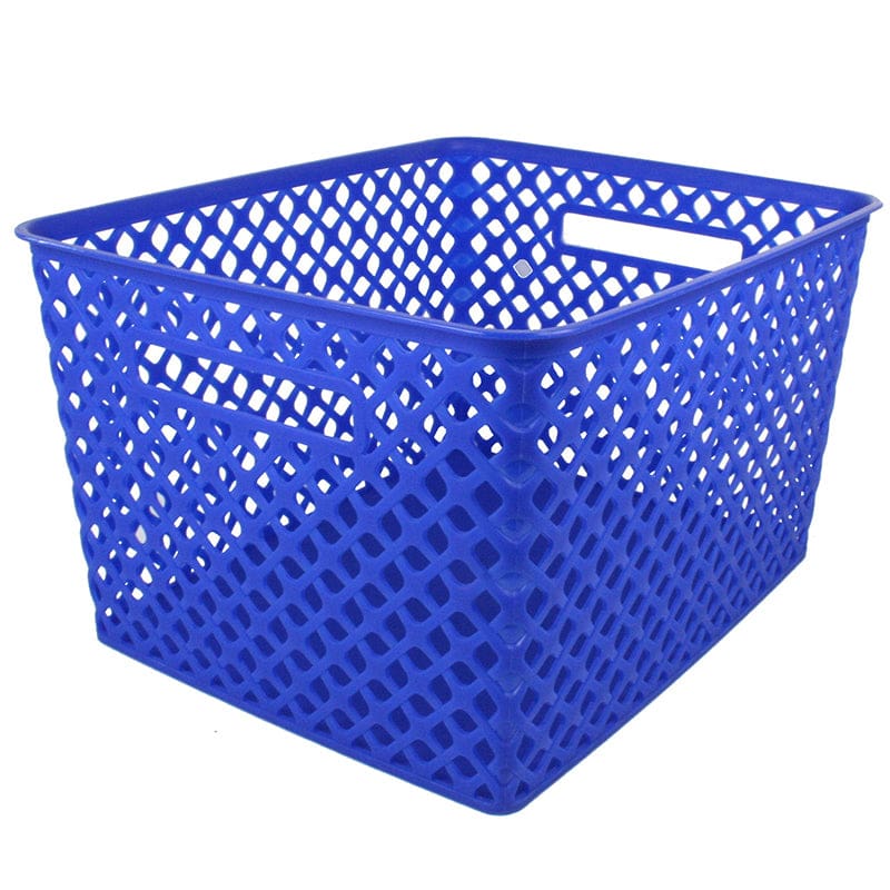 Large Blue Woven Basket (Pack of 3) - Storage Containers - Romanoff Products