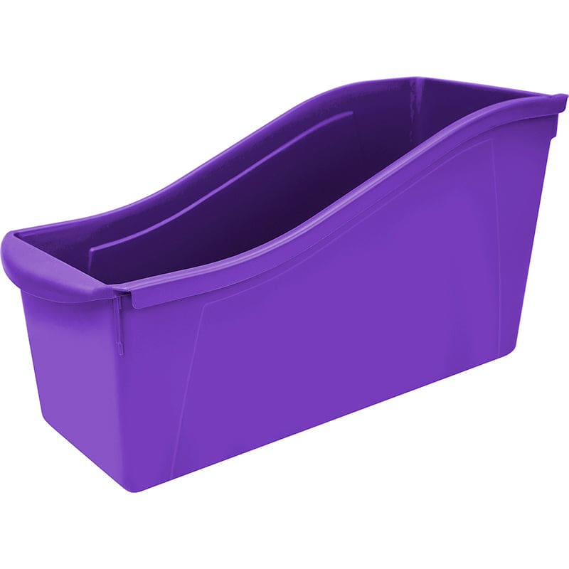 Large Book Bin Purple (Pack of 10) - Storage Containers - Storex Industries