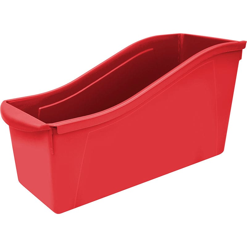 Large Book Bin Red (Pack of 10) - Storage Containers - Storex Industries