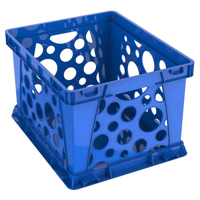 Large File Crate Blue (Pack of 2) - Storage Containers - Storex Industries