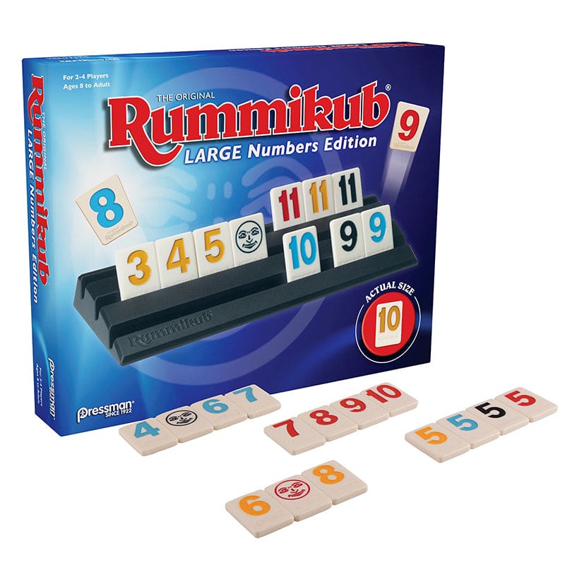 Large Number Rummikub - Games - Pressman