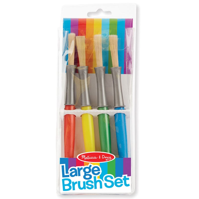 Large Paint Brushes Set Of 4 (Pack of 6) - Paint Brushes - Melissa & Doug