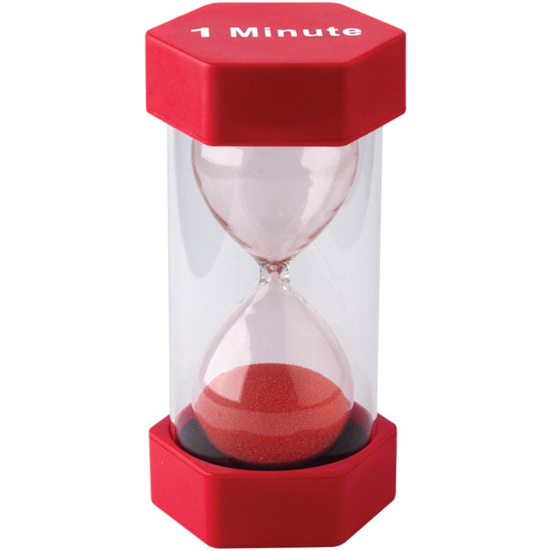 Large Sand Timer 1 Minute (Pack of 2) - Sand Timers - Teacher Created Resources