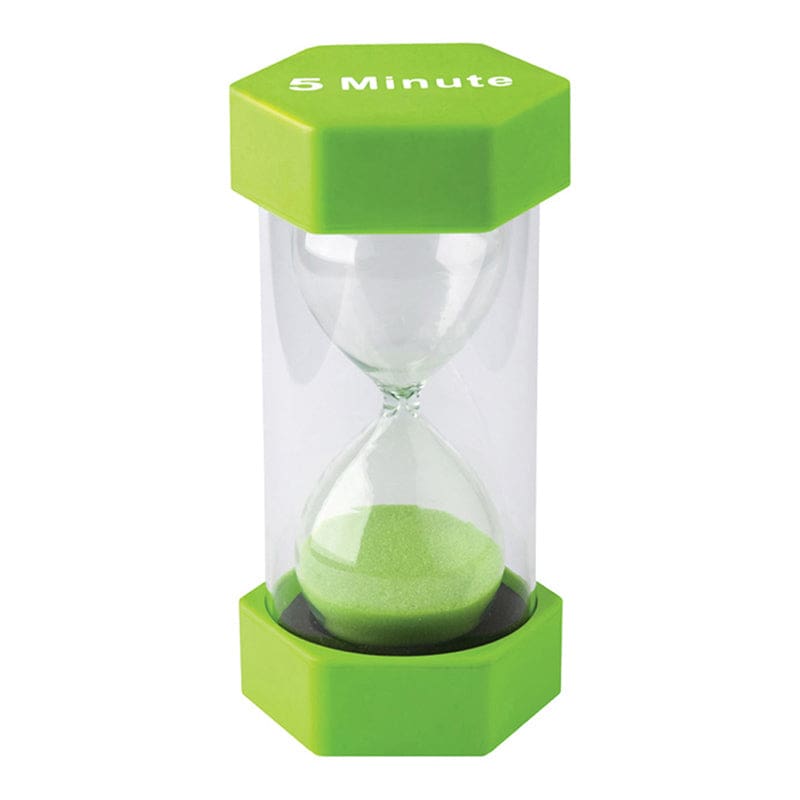 Large Sand Timer 5 Minute (Pack of 2) - Sand Timers - Teacher Created Resources