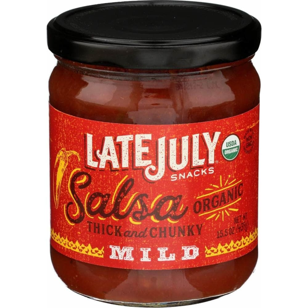 LATE JULY LATE JULY Salsa Thick and Chunky Mild, 15.5 oz