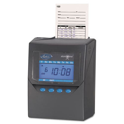 Lathem Time 7500e Totalizing Time Recorder Lcd Display Charcoal - Office - Lathem® Time