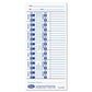 Lathem Time Time Clock Cards For All Standard Side-print Time Clocks Two Sides 3.5 X 9 100/pack - Office - Lathem® Time