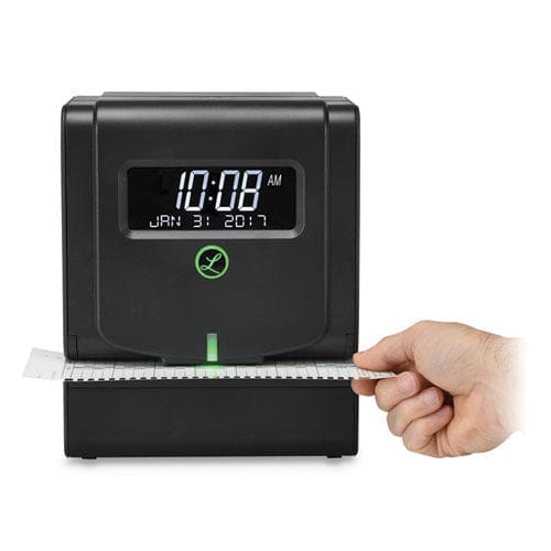 Lathem Time Heavy-duty Thermal Time Clock Digital Display Charcoal - Office - Lathem® Time