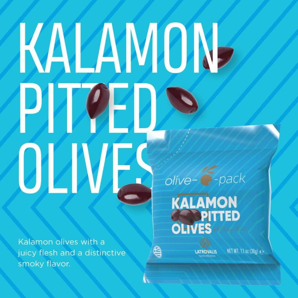 LATROVALIS OLIVE O PACK Latrovalis Olive O Pack Olives Kalamon Pitted, 1.1 Oz