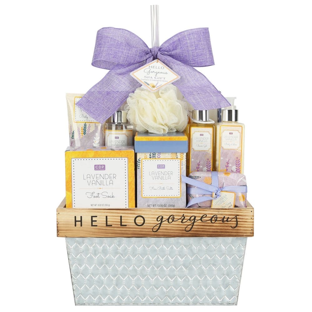 Lavender Vanilla Spa Gift - Gift Baskets - Lavender Vanilla