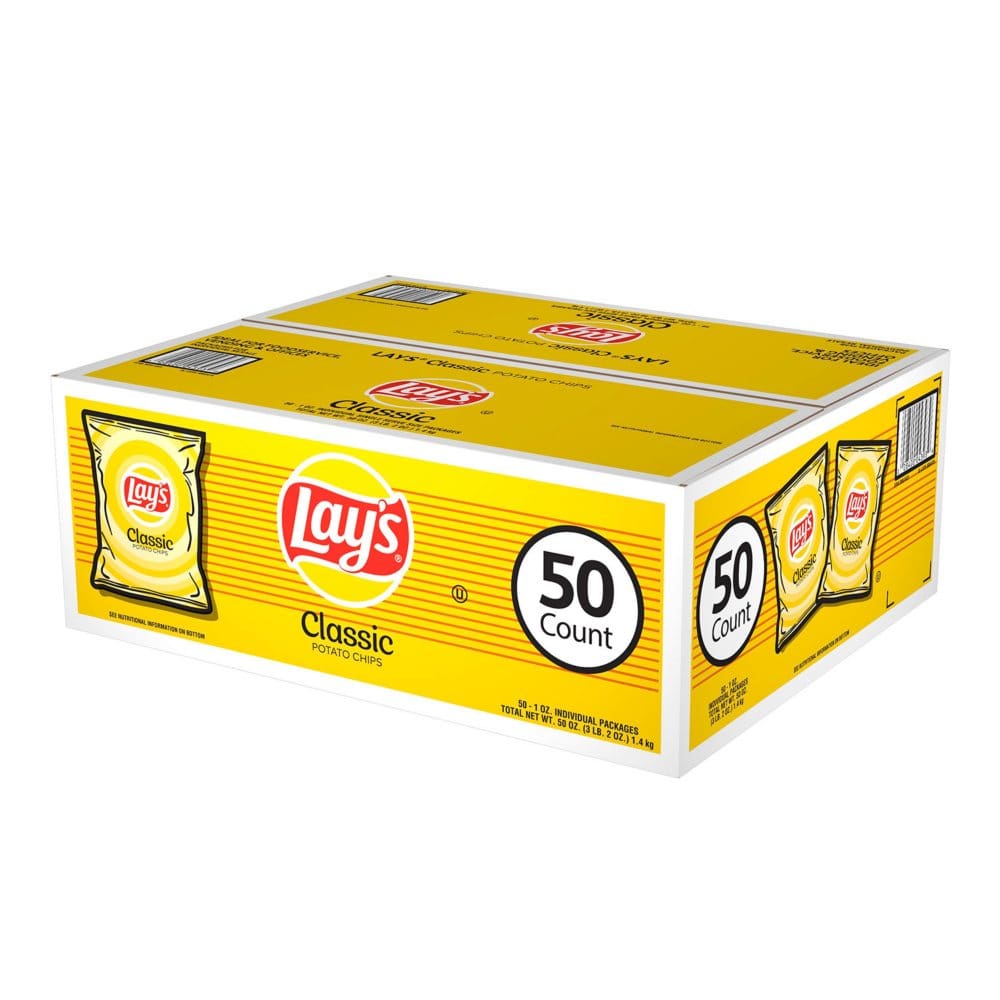 Lay’s Classic Potato Chips (1 oz. 50 pk.) - Bulk Pantry - Lay’s Classic