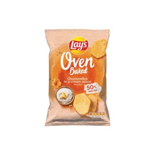LAYS OVEN BAKED Chanterelles Sauce Flavour Potato Chips 4.41 oz. (125 g.) - Lay’s