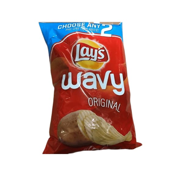 Lays Wavy Original Chips, 15.145 Ounce - ShelHealth.Com
